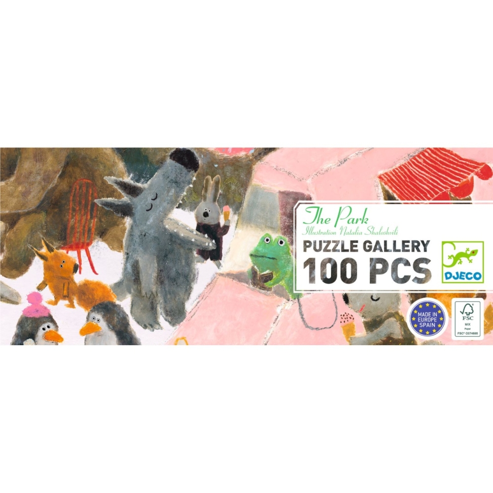 Puzzle galerie Fiesta animalelor, Djeco