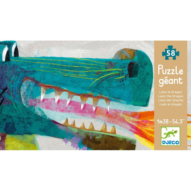 Puzzle gigant Leon dragonul, Djeco