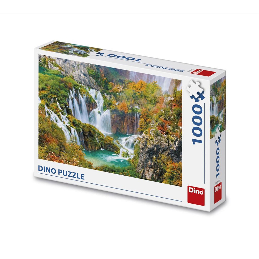 Puzzle 1000 piese, Lacurile Plitvice - DINO TOYS