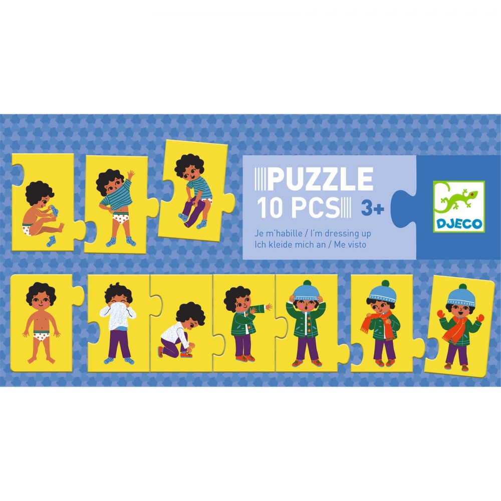 Puzzle Ma imbrac singur, Djeco