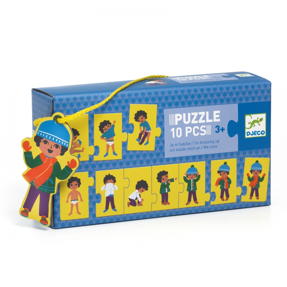 Puzzle Ma imbrac singur, Djeco