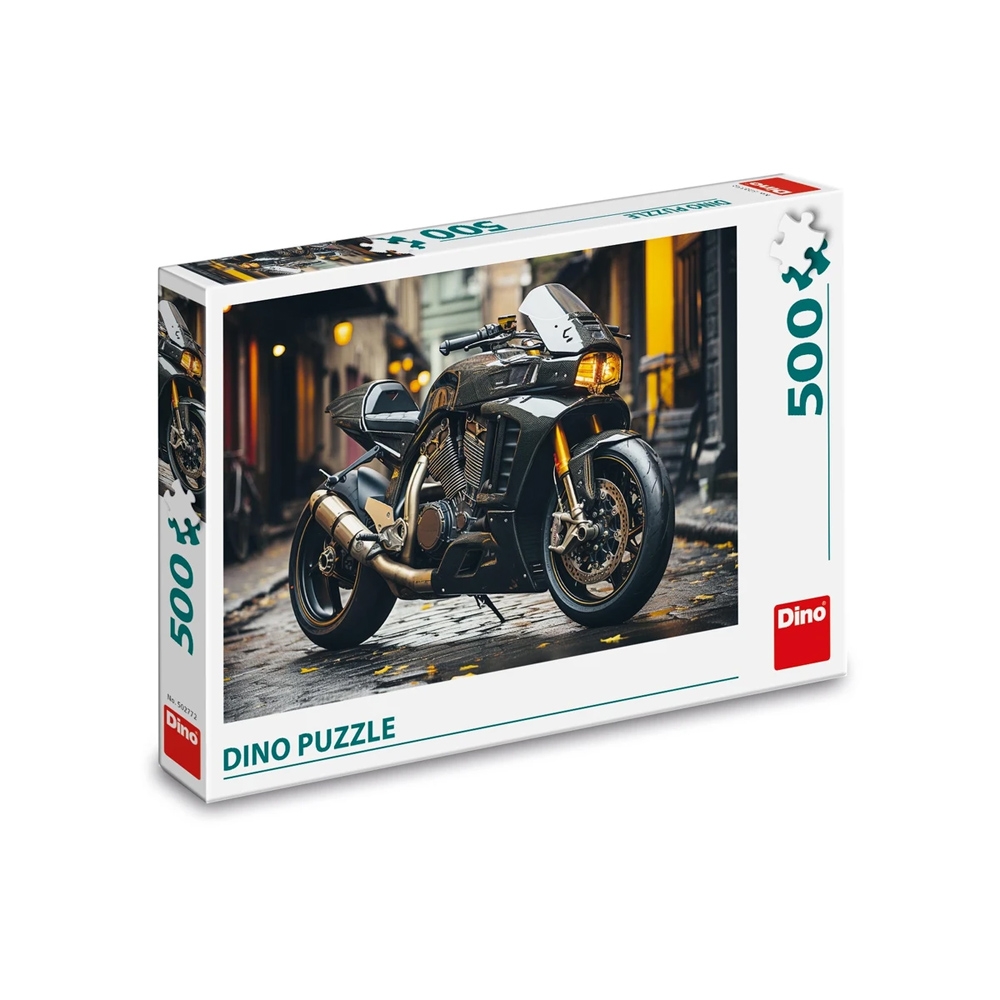 Puzzle 500 piese, Motocicleta - DINO TOYS