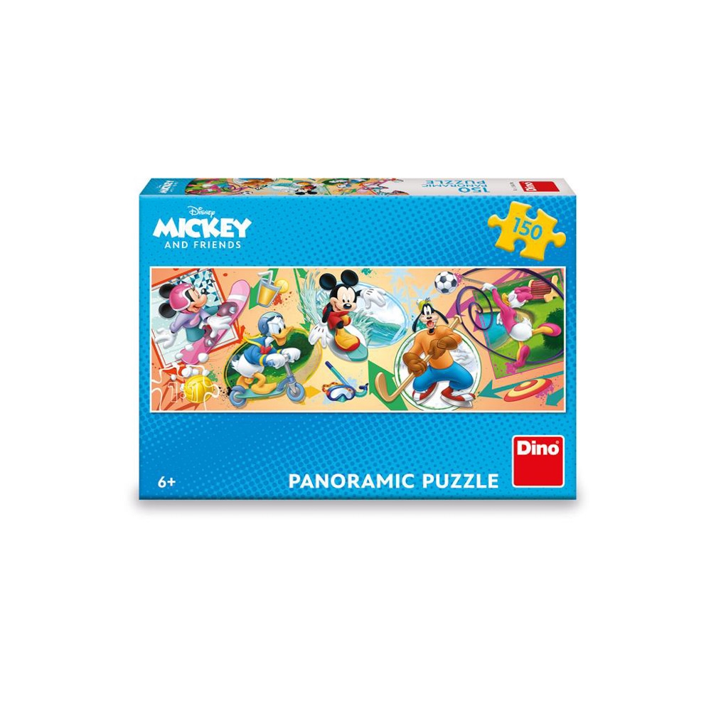 Puzzle panoramic Micky, 150 piese - DINO TOYS