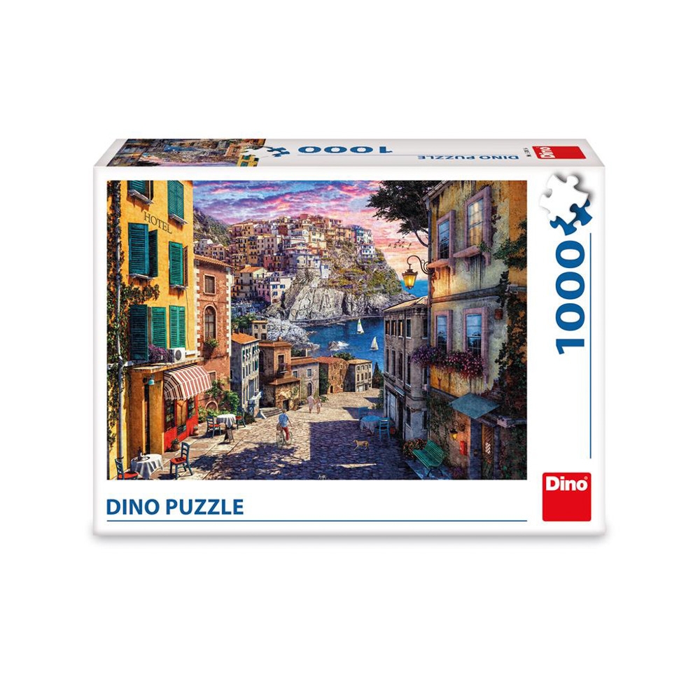 Puzzle 1000 piese, Riviera Italiana - DINO TOYS