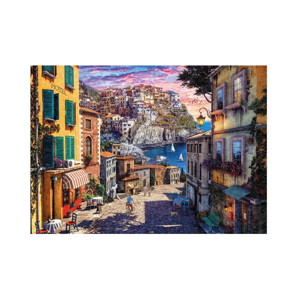 Puzzle 1000 piese, Riviera Italiana - DINO TOYS