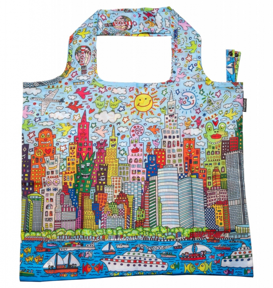 Sacosa textil James Rizzi My New York City, Fridolin