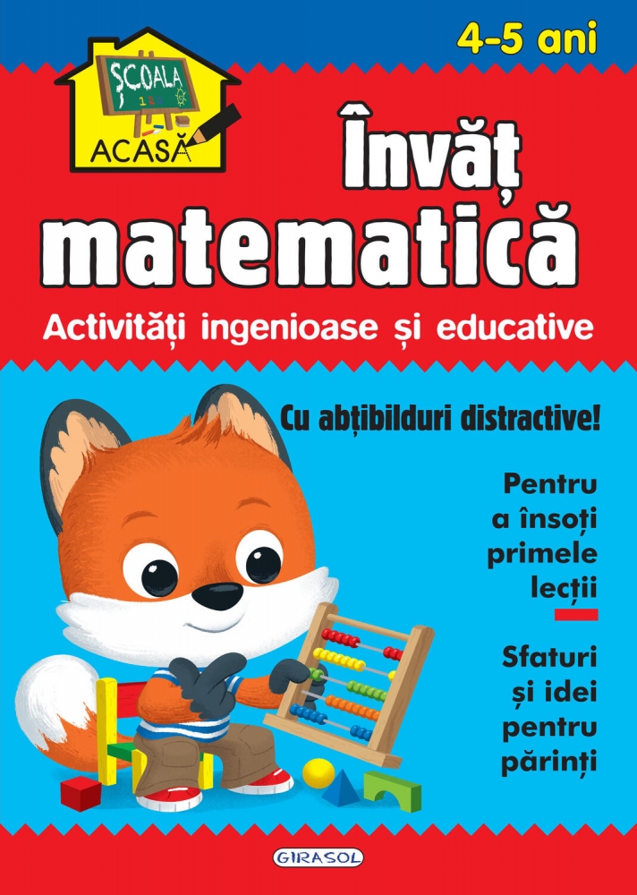 Scoala acasa - Invat matematica 4-5 ani