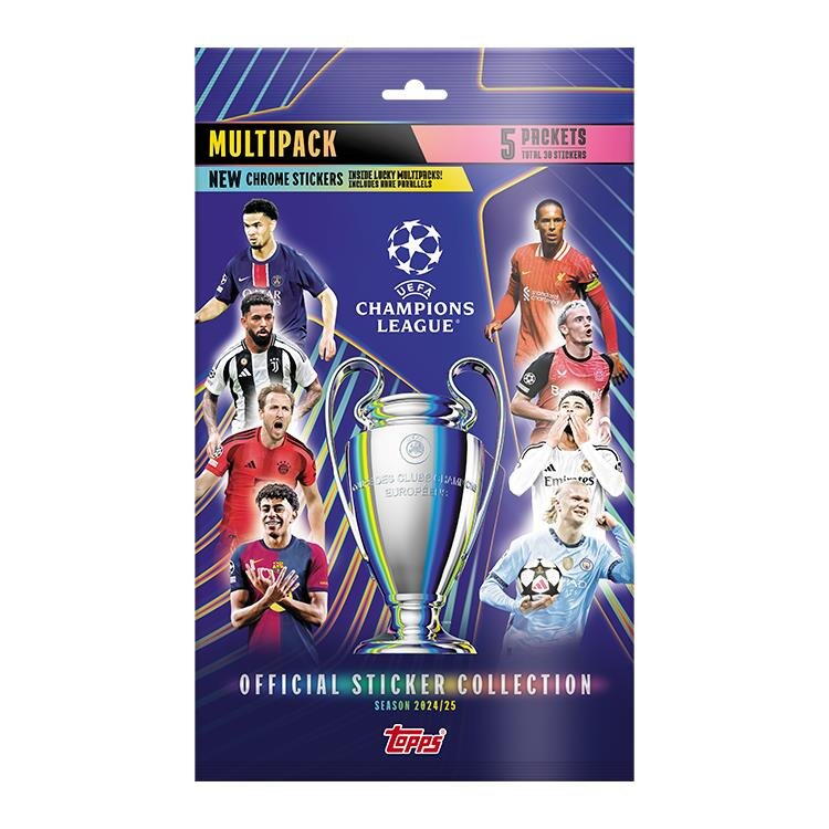 Set abtibilduri Multipack - Topps 2025 UEFA Champions League