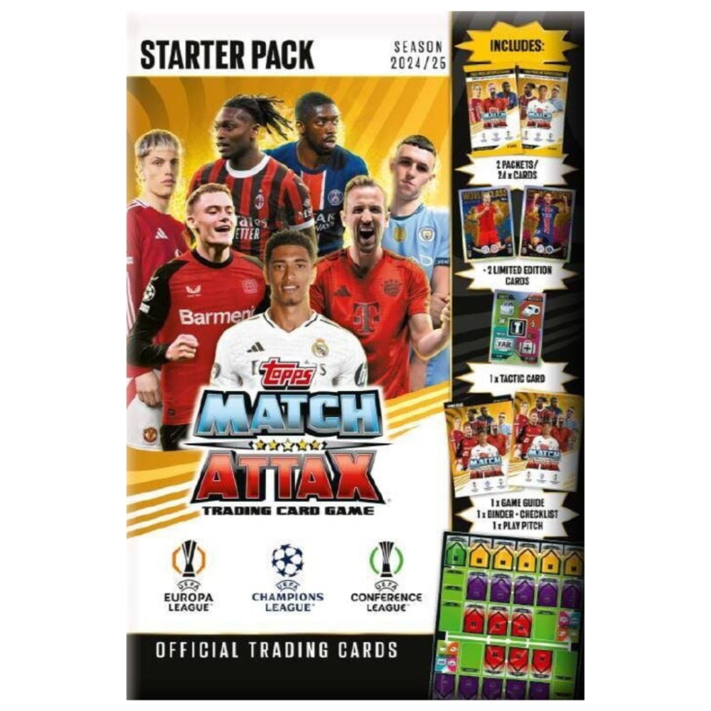 Set cartonase Starter Pack - Topps Match Attax 24/25 fara album