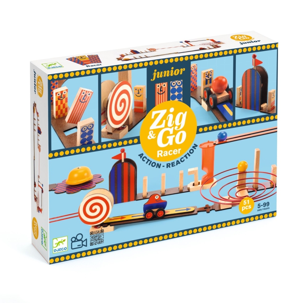 Set de constructie trasee Zig & Go Junior, Djeco