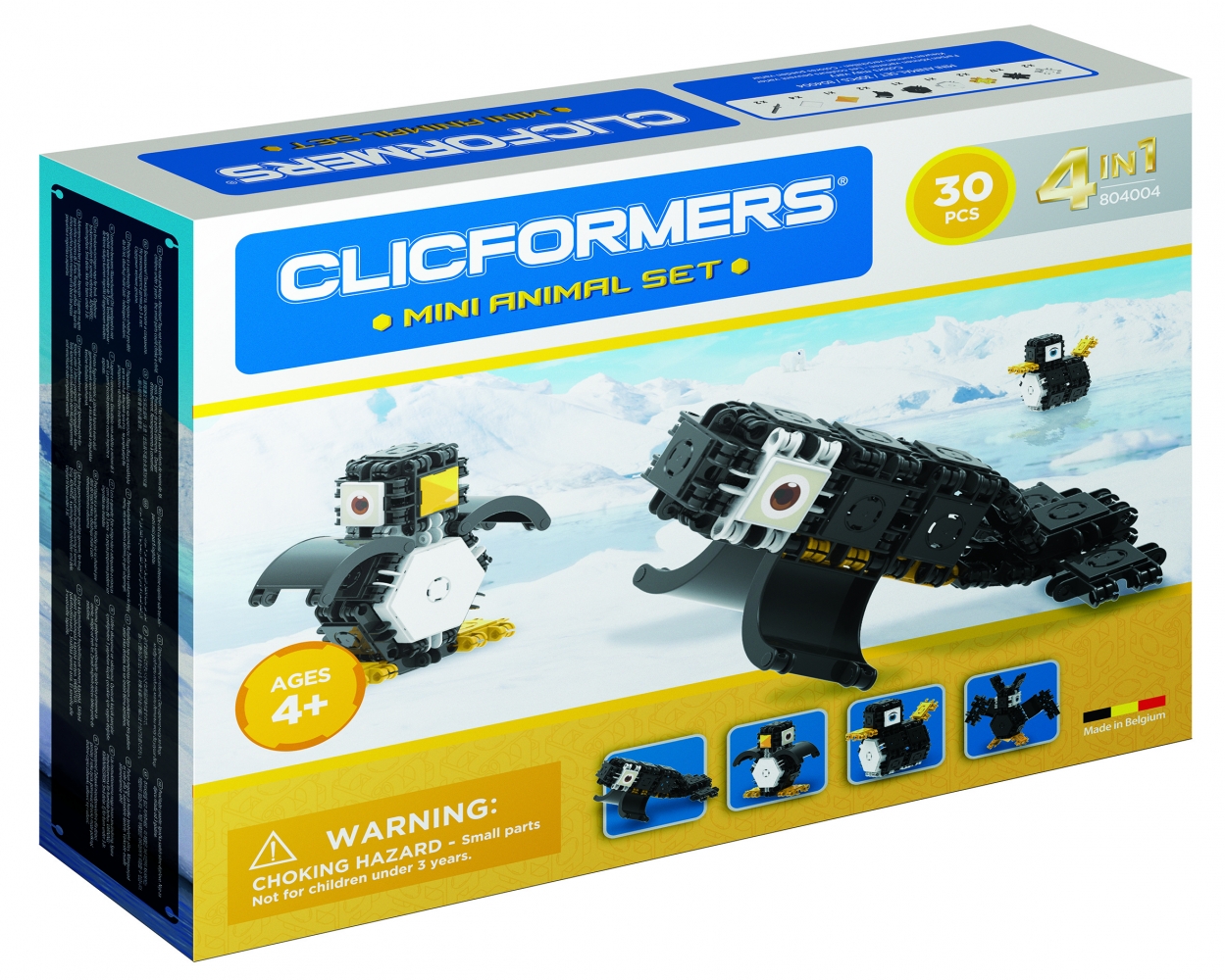 Set de construit Clicformers- Mini Animal 30 piese