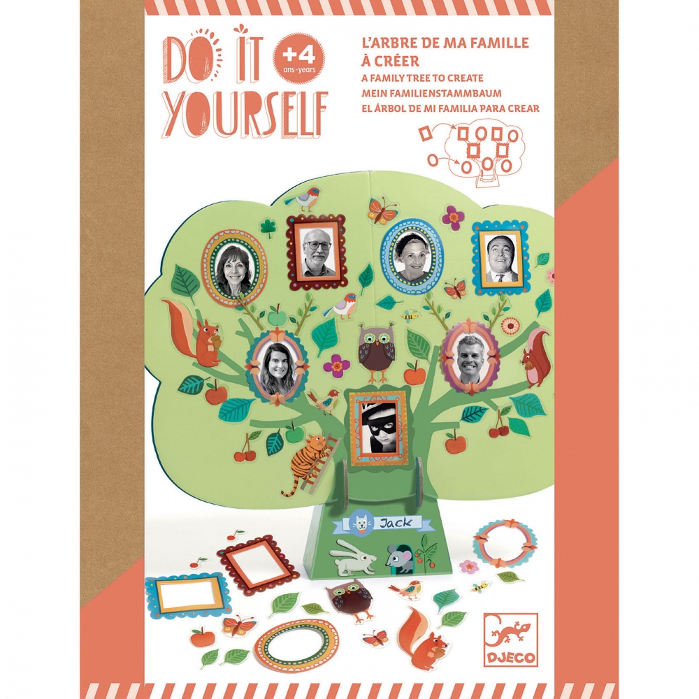 Joc creativ DIY Arborele genealogic, Djeco