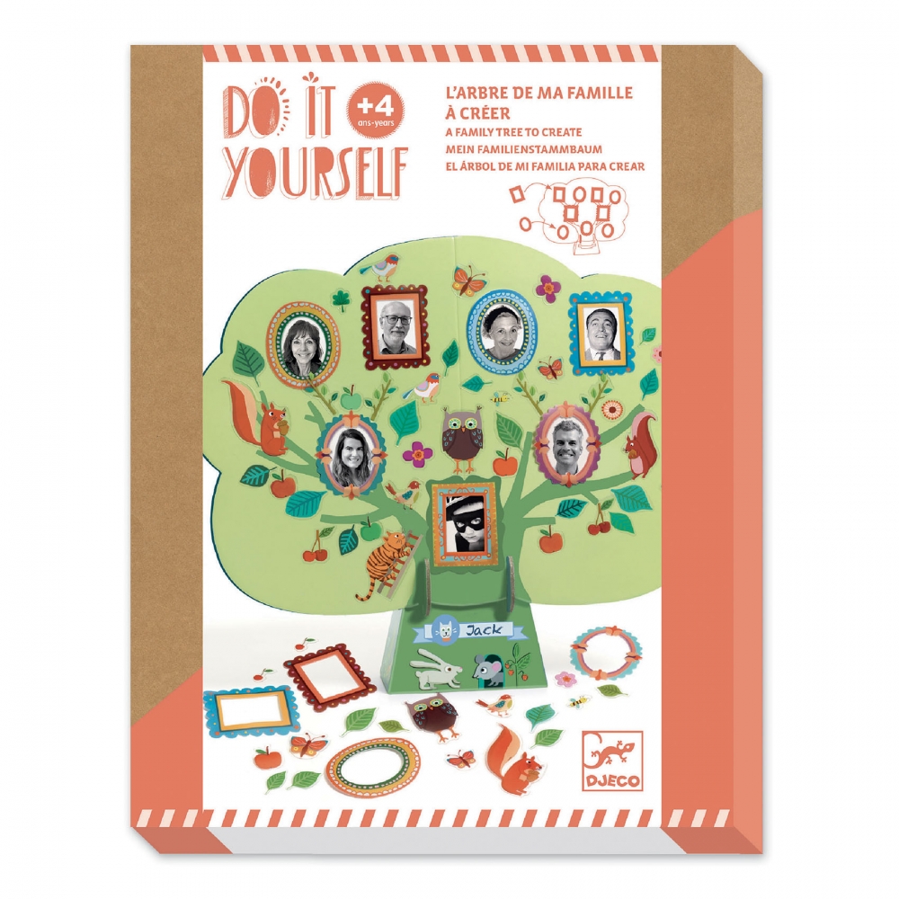 Joc creativ DIY Arborele genealogic, Djeco