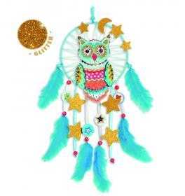 Joc creativ DIY Dreamcatcher bufnita, Djeco