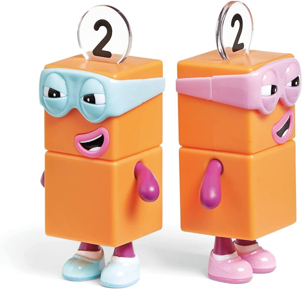 Set figurine Numberblocks - Patru & Teribilii Doi