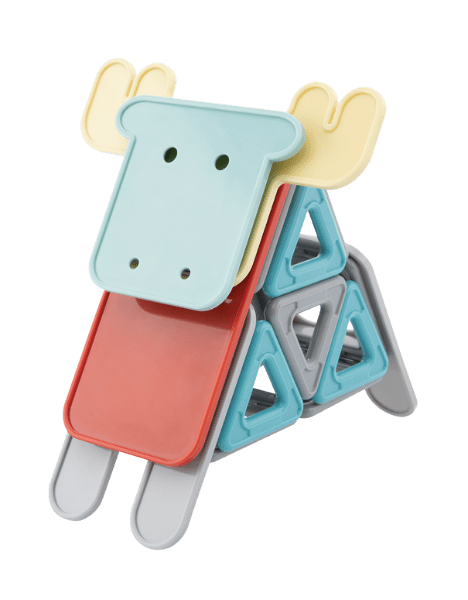 Set magnetic de construit- Magformers Animale, 40 piese