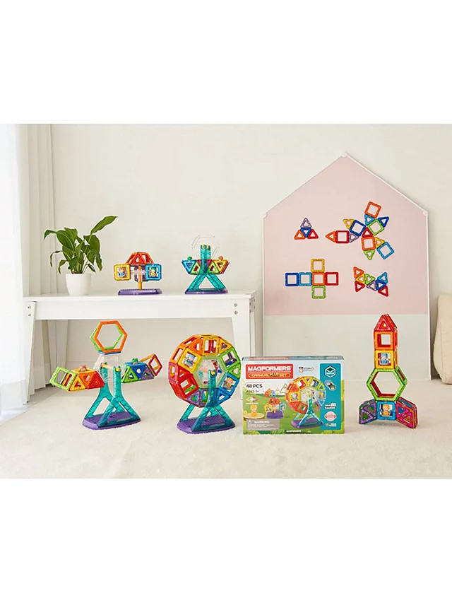 Set magnetic de construit Magformers, Carnival Plus, 48 piese