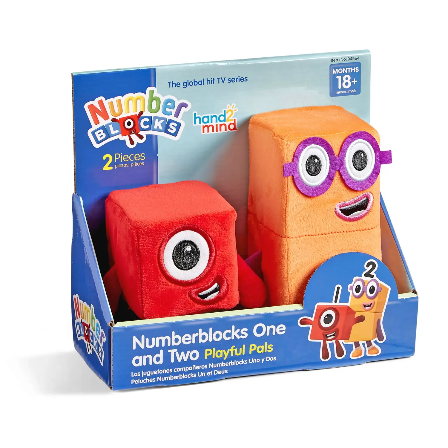 Set mascote din plus Numberblocks - Unu & Doi