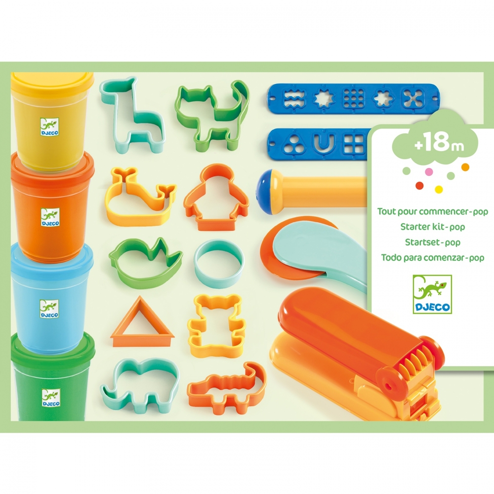 Set modelaj cu plastilina Culori pop, Djeco