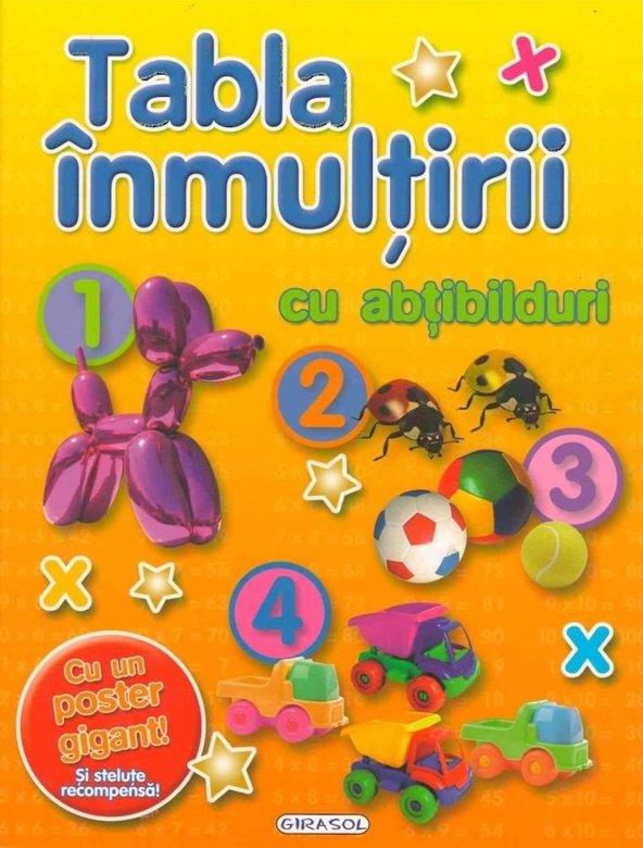 Tabla inmultirii cu abtibilduri