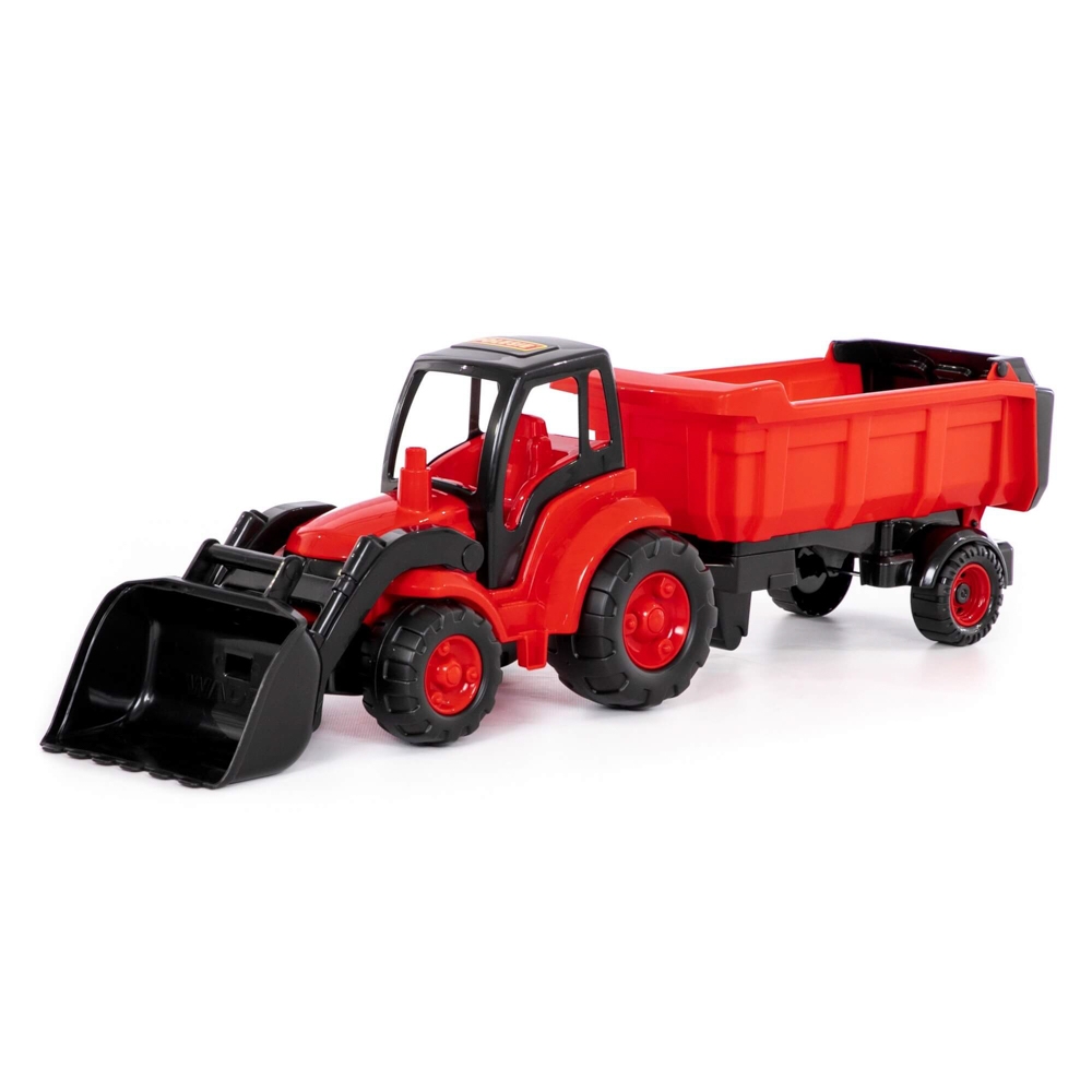 Tractor cu incarcator + remorca - Champion, 86x22x26 cm, Polesi