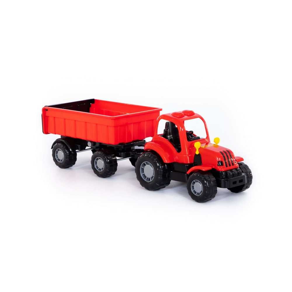 Tractor cu remorca - Hardy, 44x13x14 cm, Polesie