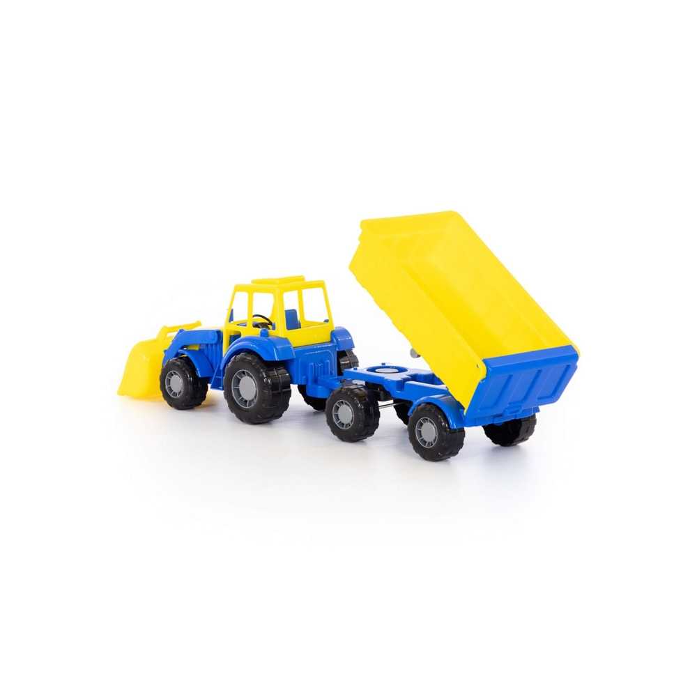 Tractor cu remorca si incarcator - Altay, 67x17x18 cm, Polesie