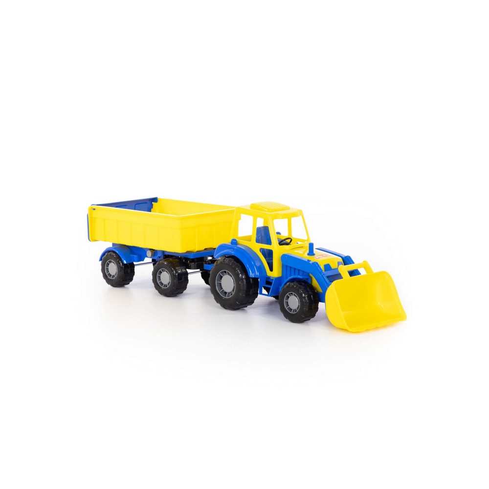 Tractor cu remorca si incarcator - Altay, 67x17x18 cm, Polesie