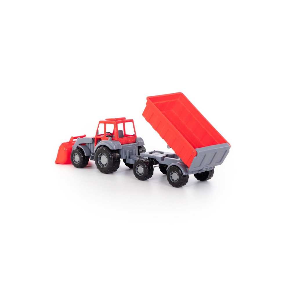 Tractor cu remorca si incarcator - Altay, 67x17x18 cm, Polesie