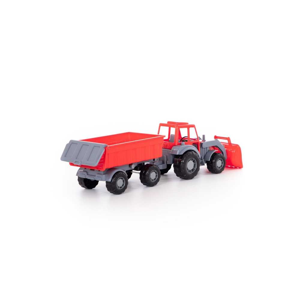 Tractor cu remorca si incarcator - Altay, 67x17x18 cm, Polesie