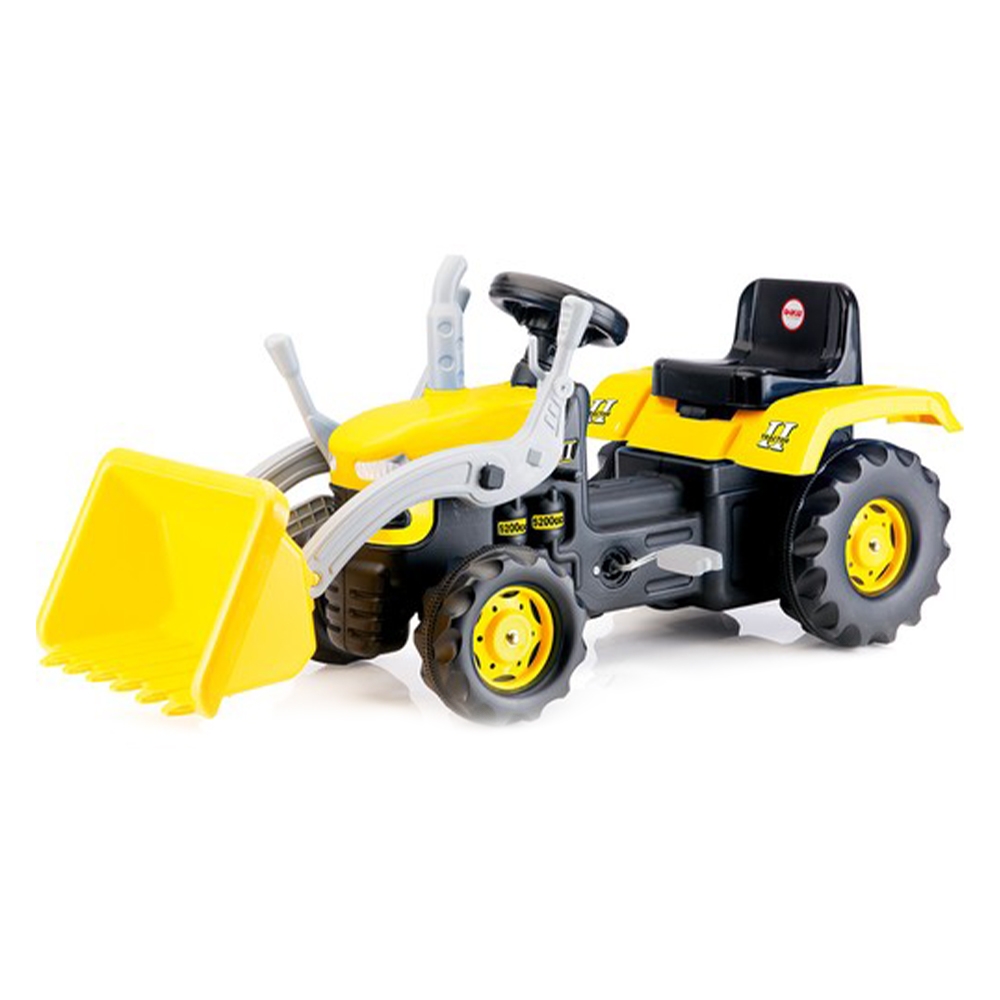 Tractor excavator cu pedale, 53x113x45cm - Dolu