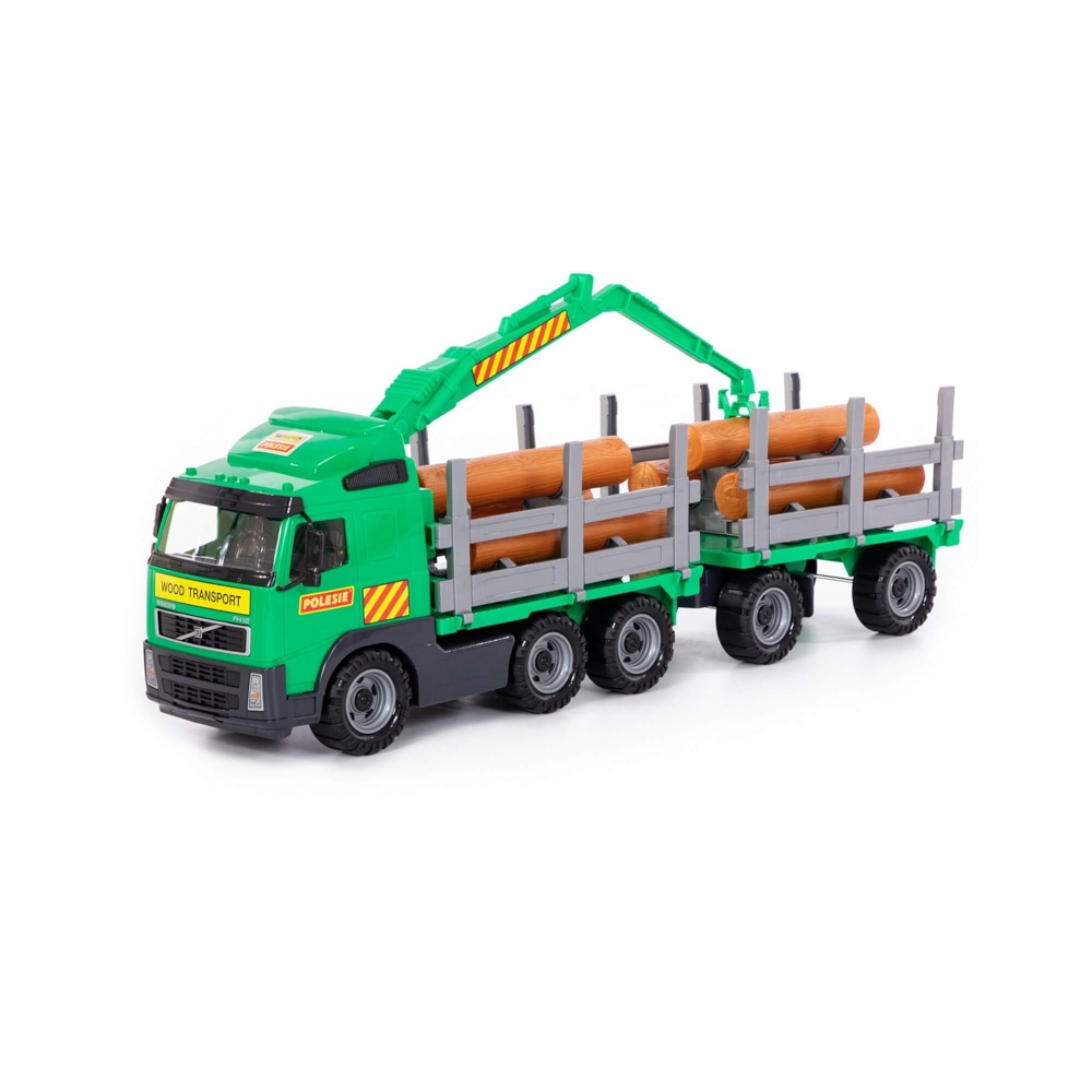 Trailer+remorca+lemne - Volvo PowerTruck, 77x19x25 cm, Wader