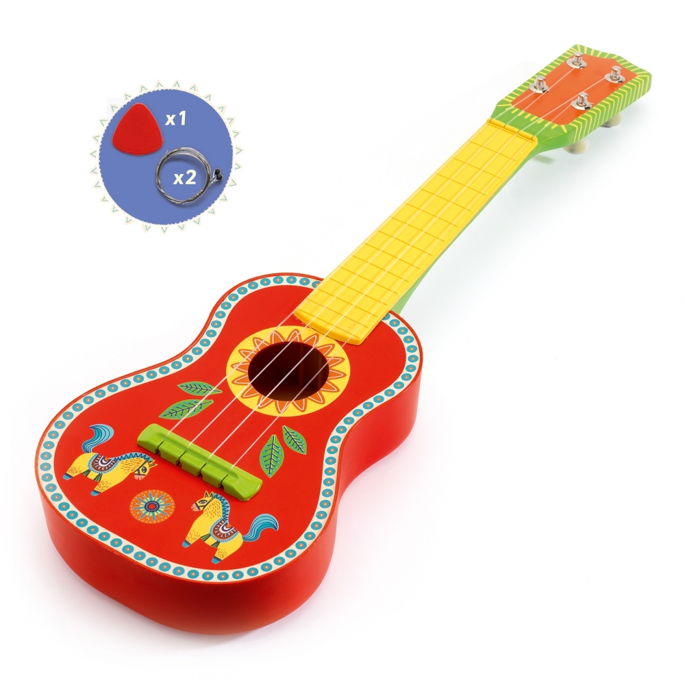 Instrument muzical Ukulele (chitara cu 4 corzi), Djeco